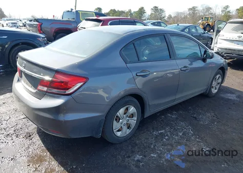 2015 Honda Civic Lx из США, поврежденный, VIN 19XFB2F55FE016973